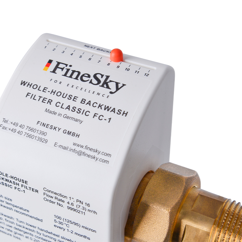 前置過(guò)濾器清洗時(shí)間標(biāo)記