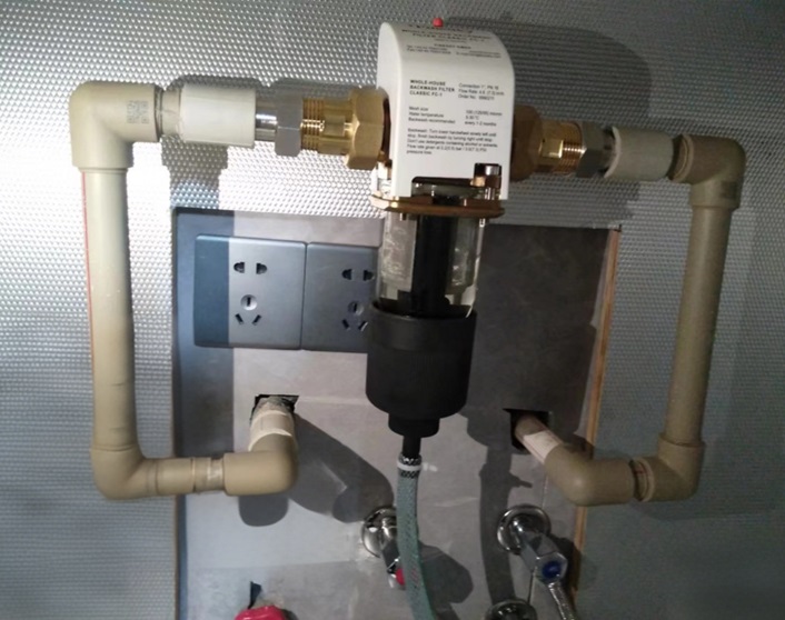 前置過濾器-RO反滲透凈水機(jī)-深圳市傳麒東湖名苑案例