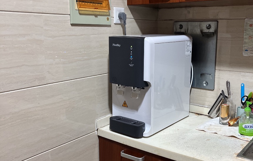 上海農商銀行安裝冰熱直飲水機案例